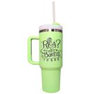 Copo Caneca Térmica Canudo 1,2lt Eu rica Só em Boletos