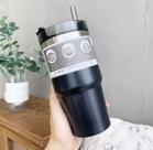 Copo caneca térmico de inox - tyeso original 600ml com tampa - p/ cerveja suco chá café bebida gelada ou quente