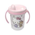 Copo Caneca Trio Infantil Com Tampa E Alça Hello Kitty 280ml - Plasutil