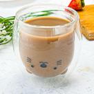 Copo / caneca / xícara dupla parede ursinho 200ml para café leite chá suco na caixa fofo gatinho