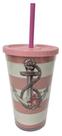 Copo Canudo 500 ML Duas camadas - Ancoras Sonhe