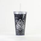Copo Canudo Corinthians Bandeiras Oficial - Sude