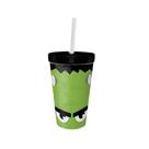 Copo Canudo Halloween Frank 470ml