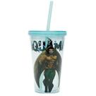 Copo Canudo Plastico Aquaman Urb Urban 42360 Copo Canudo Plastico Aquaman Urb Urban 42360
