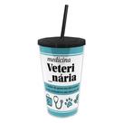 Copo Canudo Profissões - Medicina Veterinária