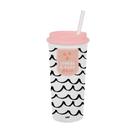 Copo Canudo Slim - Uatt - Frases Cores e Amores 650ml Sombra & Água Fresca