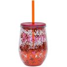 Copo Canudo Vermelho Para O Amor Da Minha Vida 350ml - Projeto Kiwi Copo Canudo Vermelho Para O Amor Da Minha Vida 350ml - Projeto Kiwi