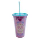 Copo canudo viva coco 450ml - disney
