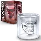 Copo Caveira Skull Doomed Shot Vidro Para Bar 75ml
