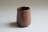 Copo Cerrado de Cerâmica Artesanal Terracota - 350 ml