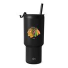 Copo Chicago Blackhawks NHL - 900ml - Design Moderno Copo Chicago Blackhawks NHL - 900ml - Design Moderno