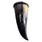 Copo Chifre Guampa Artesanal Viking Símbolo Nórdico 300ml