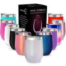 Copo CHILLOUT LIFE de aço inoxidável 350 ml com tampa e caixa de presente