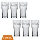 Copo Coca-Cola De Vidro 470ML Nadir Figueiredo kit 6 Und