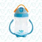 Copo com alça e canudo pêndulo azul 300ml 12m+ Buba