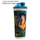 Copo com bico Aladdin e Jasmine (470ml),da tupperware.