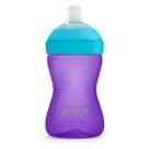 Copo com Bico Macio MY GRIPPY AVENT Philips ROXO/AZUL 300ML CF802/02 Copo com Bico Macio MY GRIPPY AVENT Philips ROXO/AZUL 300ML CF802/02