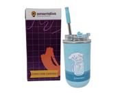 Copo Com Canudo 300ml Hello Kitty Cinnamoroll Licenciado
