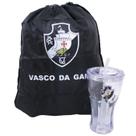 Copo com canudo 550ml e mochila tipo saco - vasco Copo com canudo 550ml e mochila tipo saco - vasco