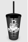 Copo com canudo DC 550ml - Catwoman