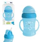 Copo com Canudo de Silicone Dinossauro - Lex 240ml 12m+ - Unik