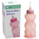 Copo com Canudo Honey Bear TalkTools Silicone 240ml para Bebês a partir de 4 Meses
