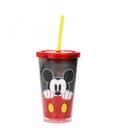 Copo Com Canudo Mickey 450ml Disney
