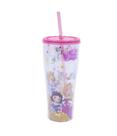 Copo Com Canudo Princesas Disney 360ml Disney Copo Com Canudo Princesas Disney 360ml Disney