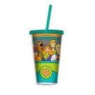 Copo com Canudo Turma Scooby Doo Hanna Barbera Copo com Canudo Turma Scooby Doo Hanna Barbera