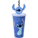 Copo com Orelhas Stitch 500ml Estampado para Café Refrigerante Suco Infantil