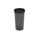 Copo com Tampa Coza Nutri 500 ml Preto e Fumê