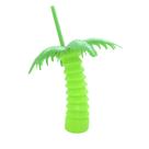 Copo com Tampa e Canudo - Coqueiro Kids Verde 350ml - 1 unidade - Rizzo