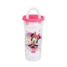 Copo com tampa e canudo flexível baby go 440ml personagens divertidos