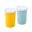 Copo com Tampa Turim Amarelo/Verde 400ml DUP