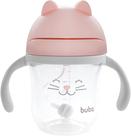 Copo Com Valvula Anticolica Gatinho Rosa - Buba