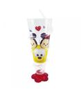Copo Cone Vermelho Com Canudo Mickey e Minnie 250ml Disney Copo Cone Vermelho Com Canudo Mickey e Minnie 250ml Disney