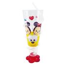 Copo Cone Vermelho Com Canudo Mickey & Minnie 250ml - Disney Copo Cone Vermelho Com Canudo Mickey & Minnie 250ml - Disney