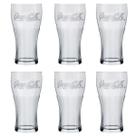 Copo Contour Coca Cola Transparente 300ml 6 Unidades - Nadir 7150