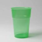 Copo Copaza Neon Verde 300ml - 50 Unidades Descartáveis Verde