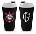 Copo Corinthians 500ml Com Tampa Café Licenciado Copo Corinthians 500ml Com Tampa Café Licenciado