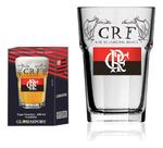 Copo Country Vidro Flamengo Logo CRF - 400 Ml