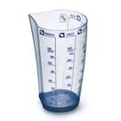 Copo Cristal Graduado com Base Emborrachada - 500 Ml C 9,8 X L 8,7 X A 14,7 Cm
