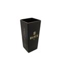 Copo Cuia Quadrada De Inox Preto Fosco Para Tereré 300ml Black - Black Erva