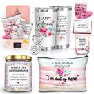 Copo de 600 ml da Retirement Gifts 2025 Happy Retirement para mulheres
