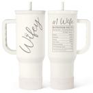Copo de aço inoxidável SANDJEST 40 oz Isolated Handle Straw