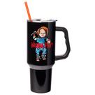 Copo de aço inoxidável Silver Buffalo Chucky 1,2 L com alça