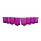 Copo de Acrílico 200ml Kit com 8 Unidades Rosa