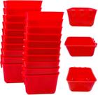 Copo de água Chicken Coop Feeder MDAkego 480 ml, pacote com 20 unidades, vermelho