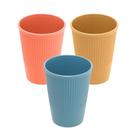 Copo De Bambu E Pp Sortido Stripes 300Ml - LYOR