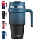Copo de caneca de café ALOUFEA 600mL em aço inoxidável índigo Copo de caneca de café ALOUFEA 600mL em aço inoxidável índigo